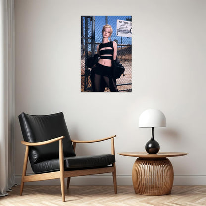 aespa Winter Whiplash Album Concept Photo K-pop Music Poster Y2K Futuristic Aesthetic Sexy Cyberpunk Female Idol Fashion Print Trendy Girl Group Wall Art