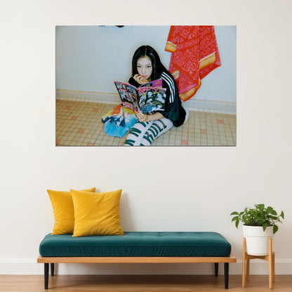 aespa Giselle Spicy Concept Photo Music Poster Wall Art  K-pop Idol Print Y2K Aesthetic Vibrant Fashion Trendy Room Decor For Fans - xonomax