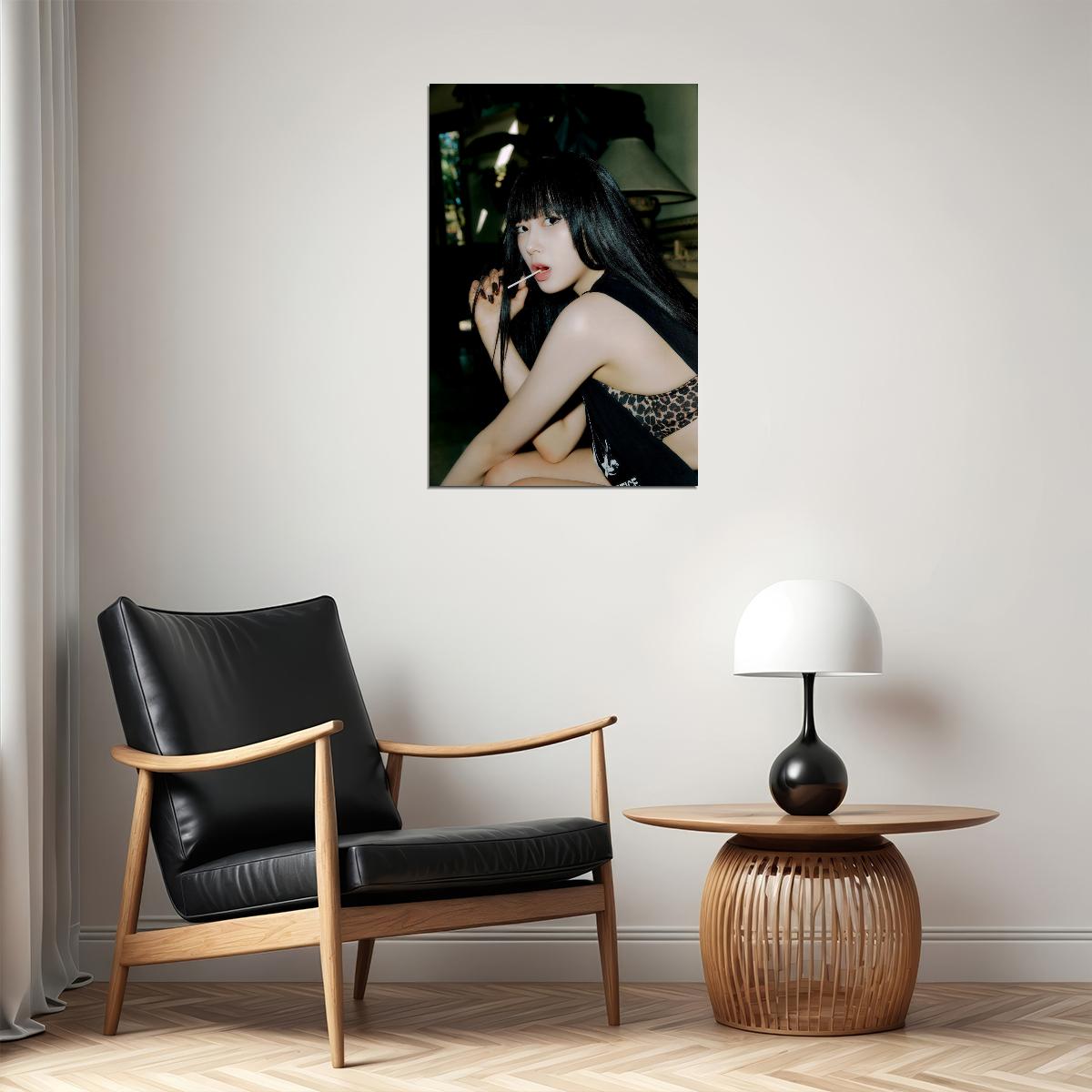 aespa Giselle Spicy Concept Photo K-pop Music Poster Y2K Aesthetic Summer Street Style Female Idol Fashion Print Viral Girl Group Wall Art - xonomax