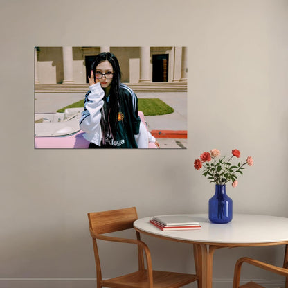 Giselle from aespa Spicy Concept Photo Music Poster Wall Art Print  K-pop Aesthetic Bold Fashion Trendy Room Decoration For Fans - xonomax