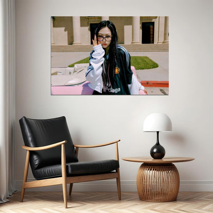 Giselle from aespa Spicy Concept Photo Music Poster Wall Art Print  K-pop Aesthetic Bold Fashion Trendy Room Decoration For Fans - xonomax