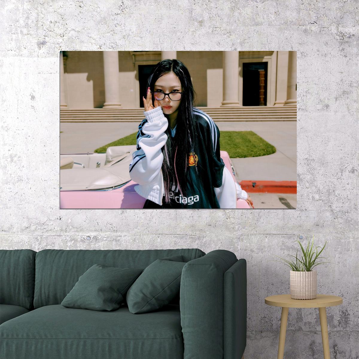 Giselle from aespa Spicy Concept Photo Music Poster Wall Art Print  K-pop Aesthetic Bold Fashion Trendy Room Decoration For Fans - xonomax