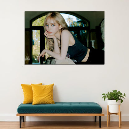 Karina from aespa Spicy Concept Photo Wall Art Music Poster  K-pop Idol Print Y2K Vibe Trendy Room Decoration For Fans - xonomax