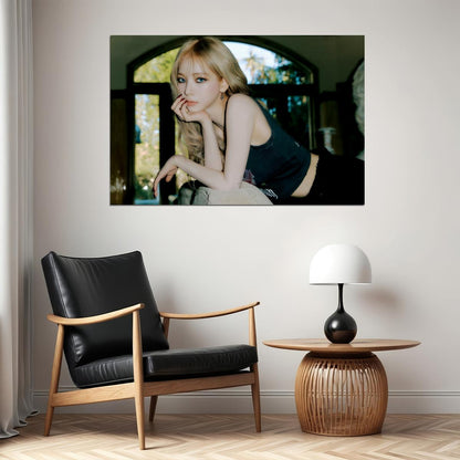 Karina from aespa Spicy Concept Photo Wall Art Music Poster  K-pop Idol Print Y2K Vibe Trendy Room Decoration For Fans - xonomax