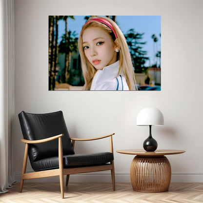 aespa Karina Spicy Concept Photo Music Poster Wall Art  K-pop Idol Print Bold Aesthetic Vibrant Fashion Trendy Room Decoration For Fans