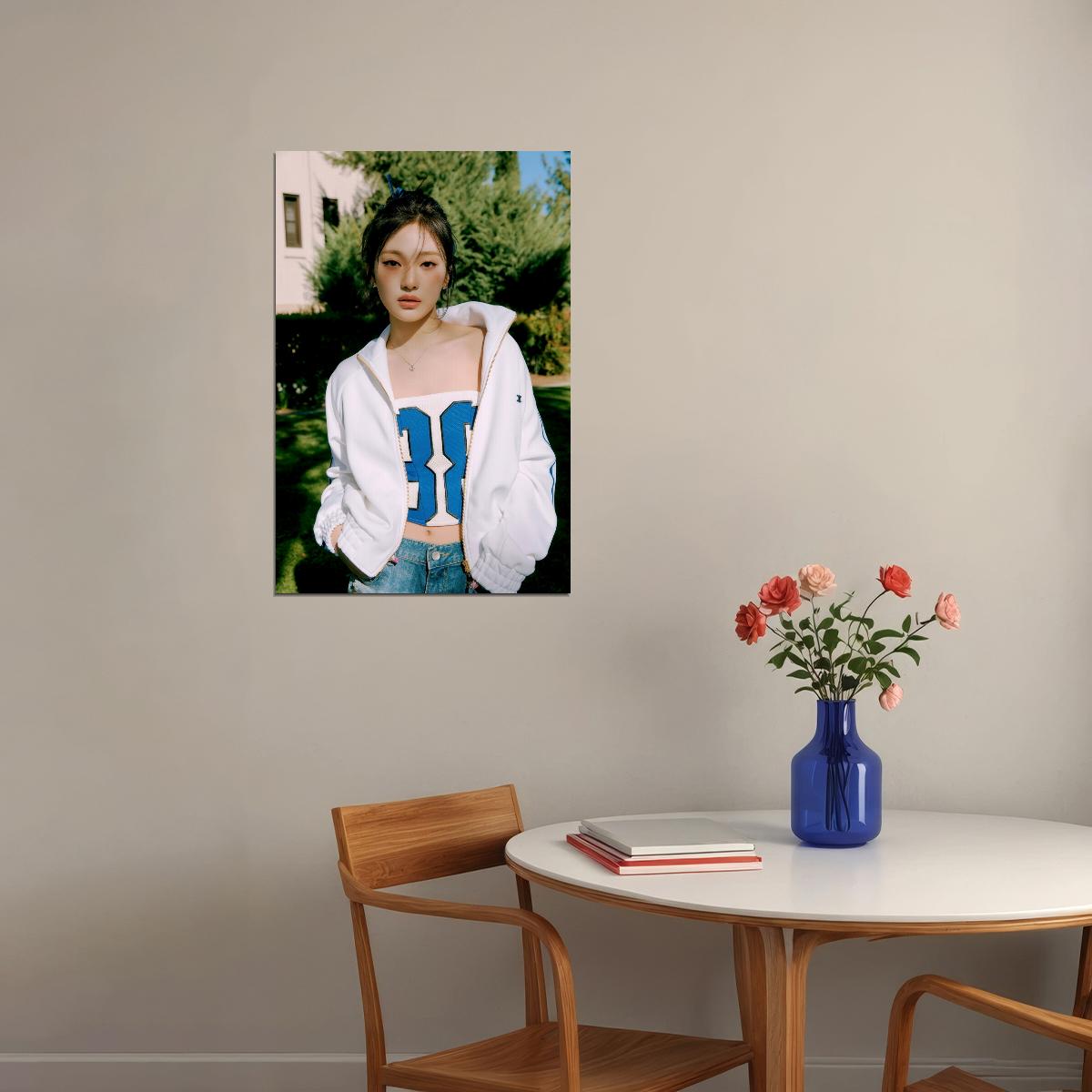aespa Ningning Spicy Concept Photo Wall Art Music Poster  K-pop Fashion Vibe Bold Aesthetic Trendy Idol Print For Fans - xonomax