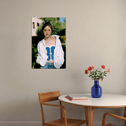 aespa Ningning Spicy Concept Photo Wall Art Music Poster  K-pop Fashion Vibe Bold Aesthetic Trendy Idol Print For Fans - xonomax