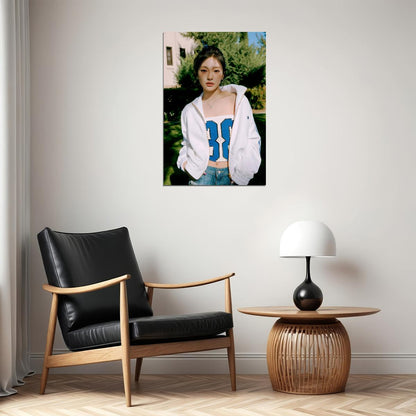 aespa Ningning Spicy Concept Photo Wall Art Music Poster  K-pop Fashion Vibe Bold Aesthetic Trendy Idol Print For Fans - xonomax
