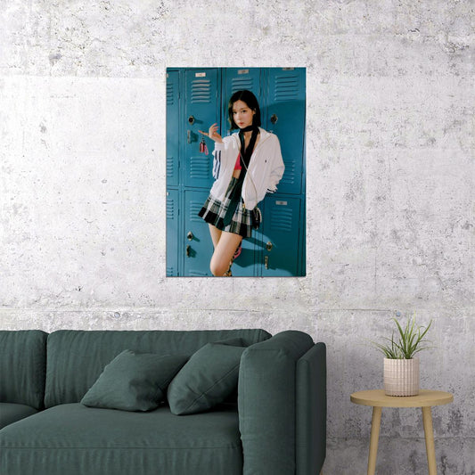 aespa Winter Spicy Concept Photo Wall Art Print Music Poster K-pop Idol  Vibrant Y2K Style Bold Aesthetic Trendy Room Decoration Modern Fashion Print - xonomax