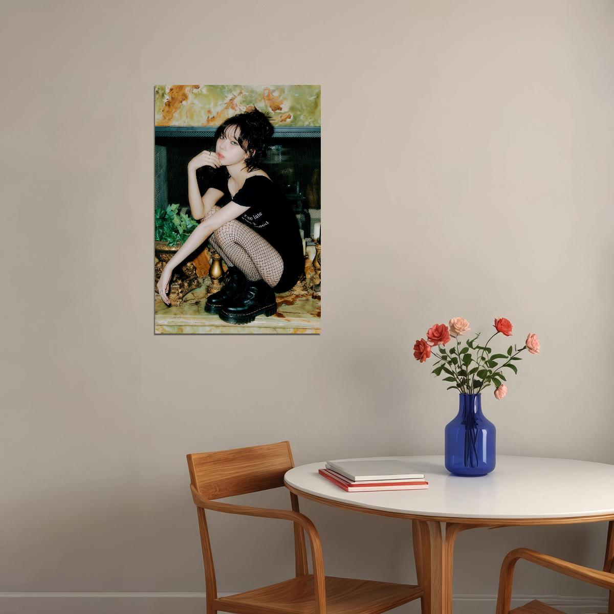 aespa Winter Spicy Concept Photo Music Poster Wall Art  K-pop Idol Print Vibrant Y2K Aesthetic Modern Fashion Trendy Room Decoration - xonomax