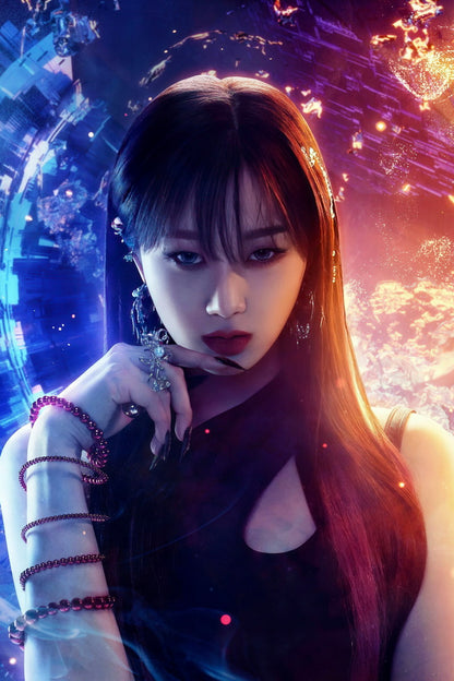 aespa Giselle Next Level Album Teaser Photo K-pop Music Poster Futuristic Aesthetic  Female Idol Fashion Print Trendy Girl Group Wall Art - xonomax