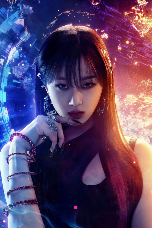 aespa Giselle Next Level Album Teaser Photo K-pop Music Poster Futuristic Aesthetic  Female Idol Fashion Print Trendy Girl Group Wall Art - xonomax