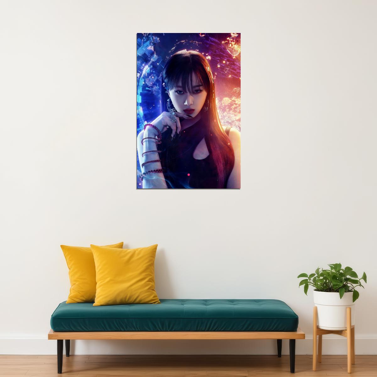 aespa Giselle Next Level Album Teaser Photo K-pop Music Poster Futuristic Aesthetic  Female Idol Fashion Print Trendy Girl Group Wall Art - xonomax