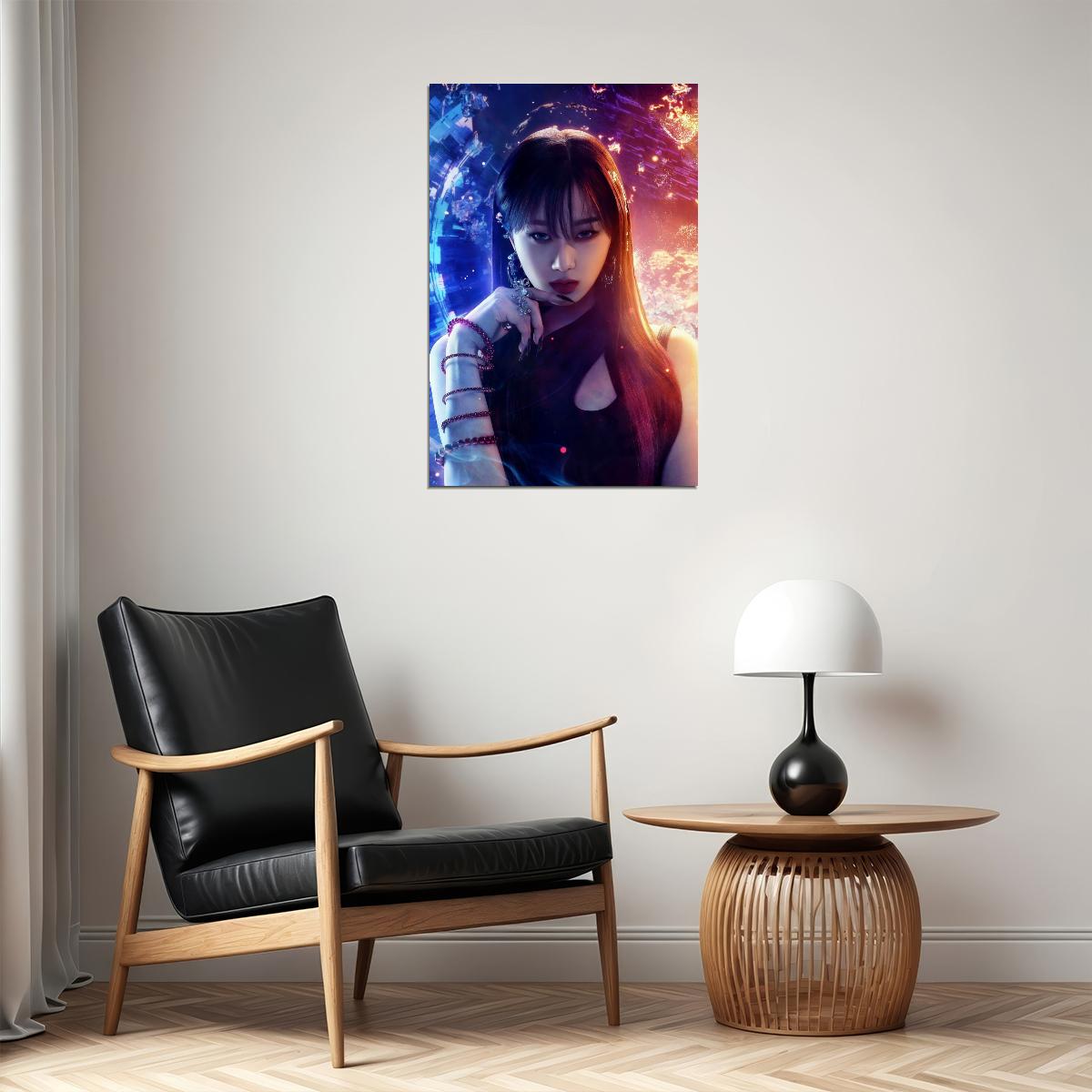 aespa Giselle Next Level Album Teaser Photo K-pop Music Poster Futuristic Aesthetic  Female Idol Fashion Print Trendy Girl Group Wall Art - xonomax
