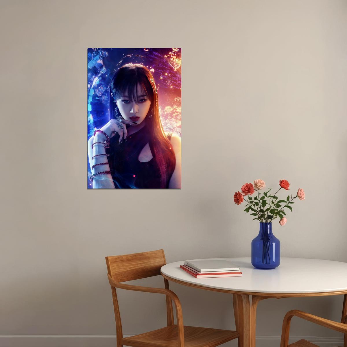 aespa Giselle Next Level Album Teaser Photo K-pop Music Poster Futuristic Aesthetic  Female Idol Fashion Print Trendy Girl Group Wall Art - xonomax