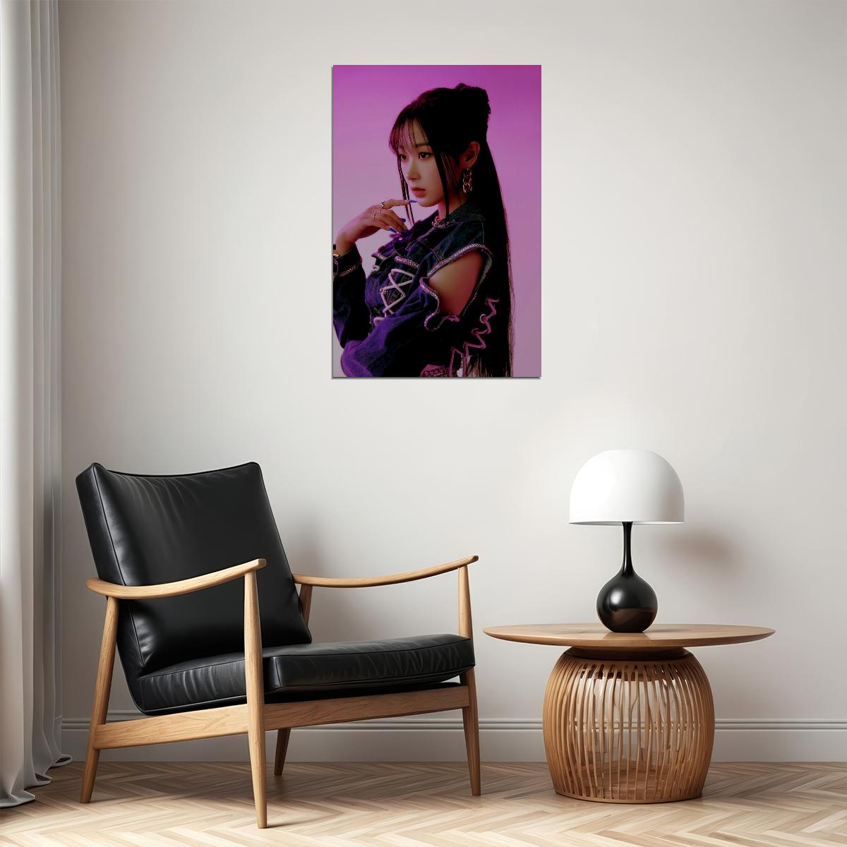 aespa Giselle Next Level Album Teaser Photo K-pop Music Poster Neon Lights Aesthetic  Female Idol Fashion Print Trendy Girl Group Wall Art - xonomax