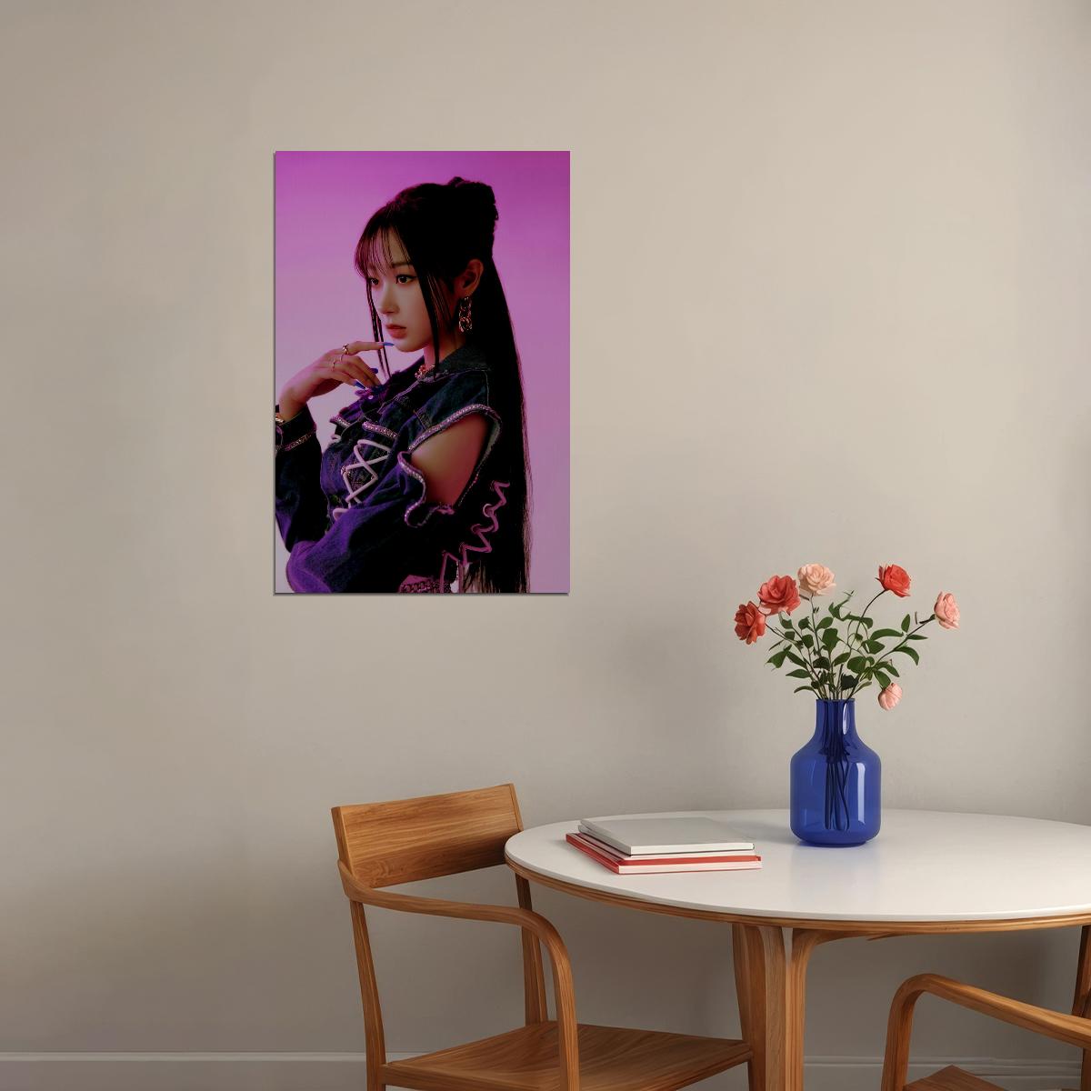 aespa Giselle Next Level Album Teaser Photo K-pop Music Poster Neon Lights Aesthetic  Female Idol Fashion Print Trendy Girl Group Wall Art - xonomax