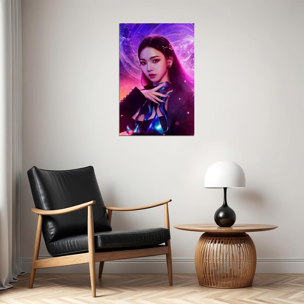 aespa Karina Next Level Album Teaser Photo K-pop Music Poster Futuristic Aesthetic  Female Idol Fashion Print Trendy Girl Group Wall Art - xonomax