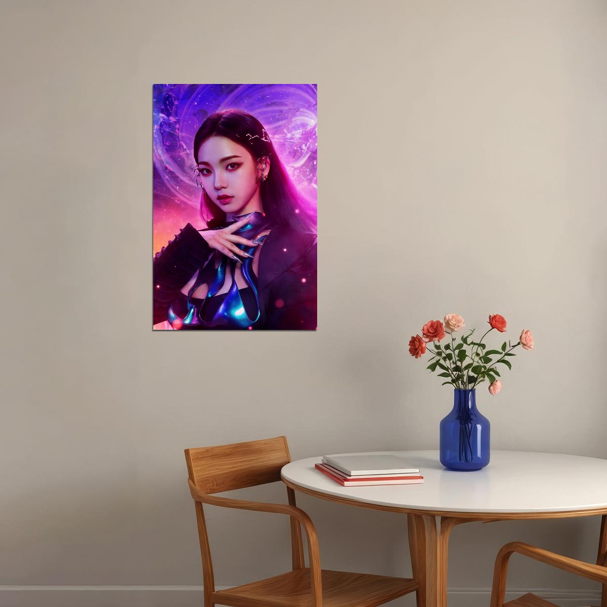 aespa Karina Next Level Album Teaser Photo K-pop Music Poster Futuristic Aesthetic  Female Idol Fashion Print Trendy Girl Group Wall Art - xonomax