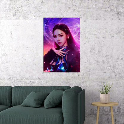 aespa Karina Next Level Album Teaser Photo K-pop Music Poster Futuristic Aesthetic  Female Idol Fashion Print Trendy Girl Group Wall Art - xonomax