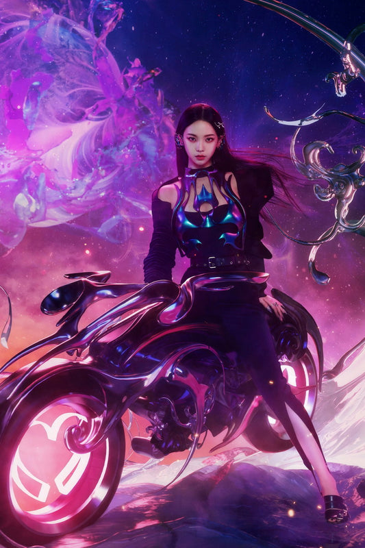 aespa Karina Next Level Album Teaser Photo K-pop Music Poster Photocard Aesthetic  Female Idol Fashion Print Trendy Girl Group Wall Art - xonomax