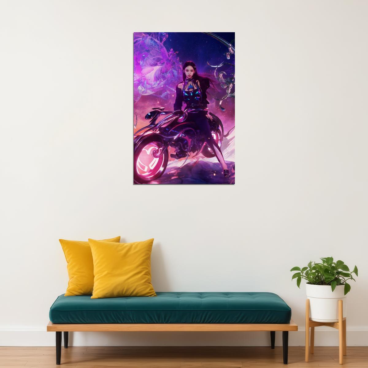 aespa Karina Next Level Album Teaser Photo K-pop Music Poster Photocard Aesthetic  Female Idol Fashion Print Trendy Girl Group Wall Art - xonomax