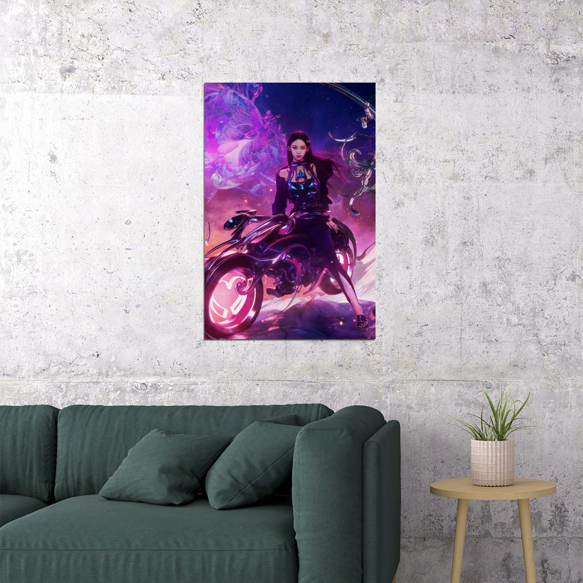 aespa Karina Next Level Album Teaser Photo K-pop Music Poster Photocard Aesthetic  Female Idol Fashion Print Trendy Girl Group Wall Art - xonomax