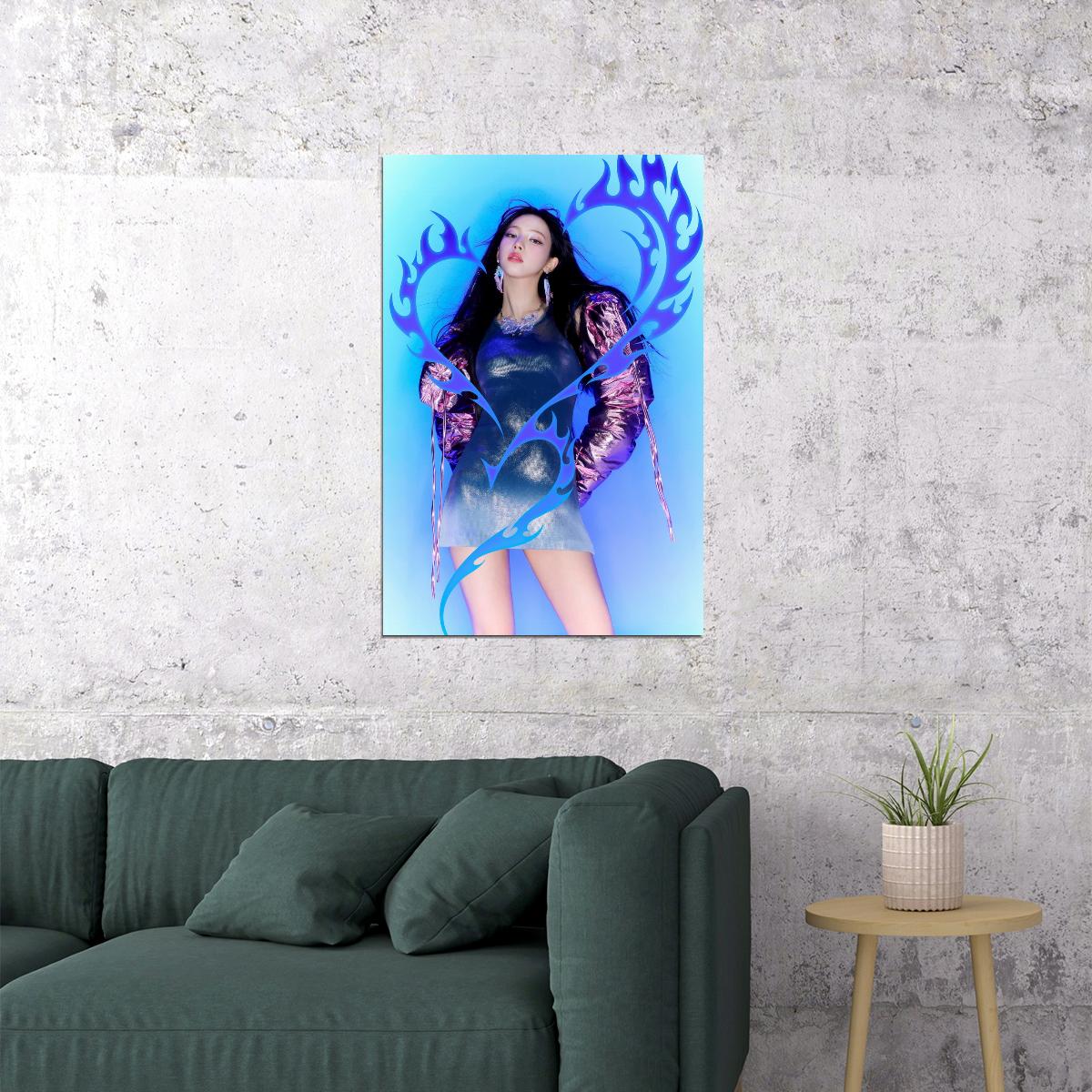 aespa Karina Supernova MV Teaser Photos Armageddon K-pop Music Poster Y2K Futuristic Style Aesthetic  Female Idol Fashion Print Viral Girl Group Wall Art - xonomax