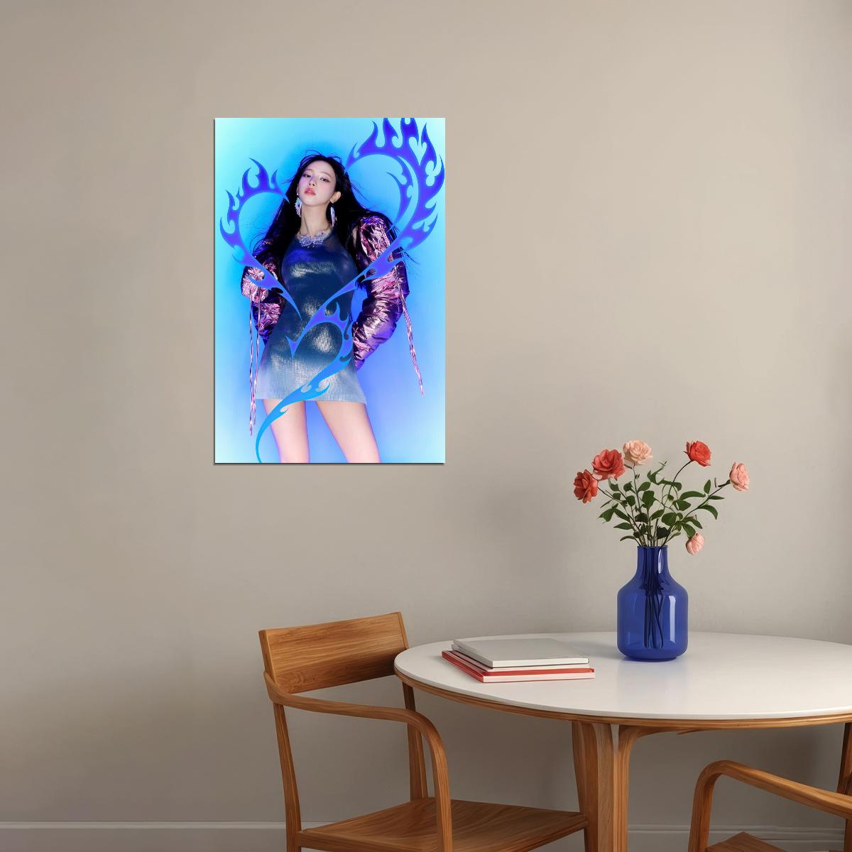 aespa Karina Supernova MV Teaser Photos Armageddon K-pop Music Poster Y2K Futuristic Style Aesthetic  Female Idol Fashion Print Viral Girl Group Wall Art - xonomax