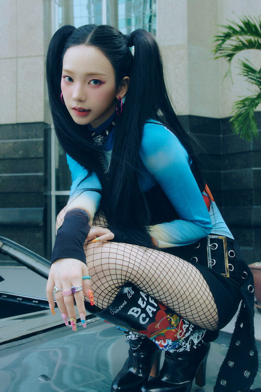 aespa Karina Supernova MV Teaser Photos Armageddon K-pop Music Poster Futuristic Aesthetic  Female Idol Fashion Print Viral Girl Group Wall Art - xonomax