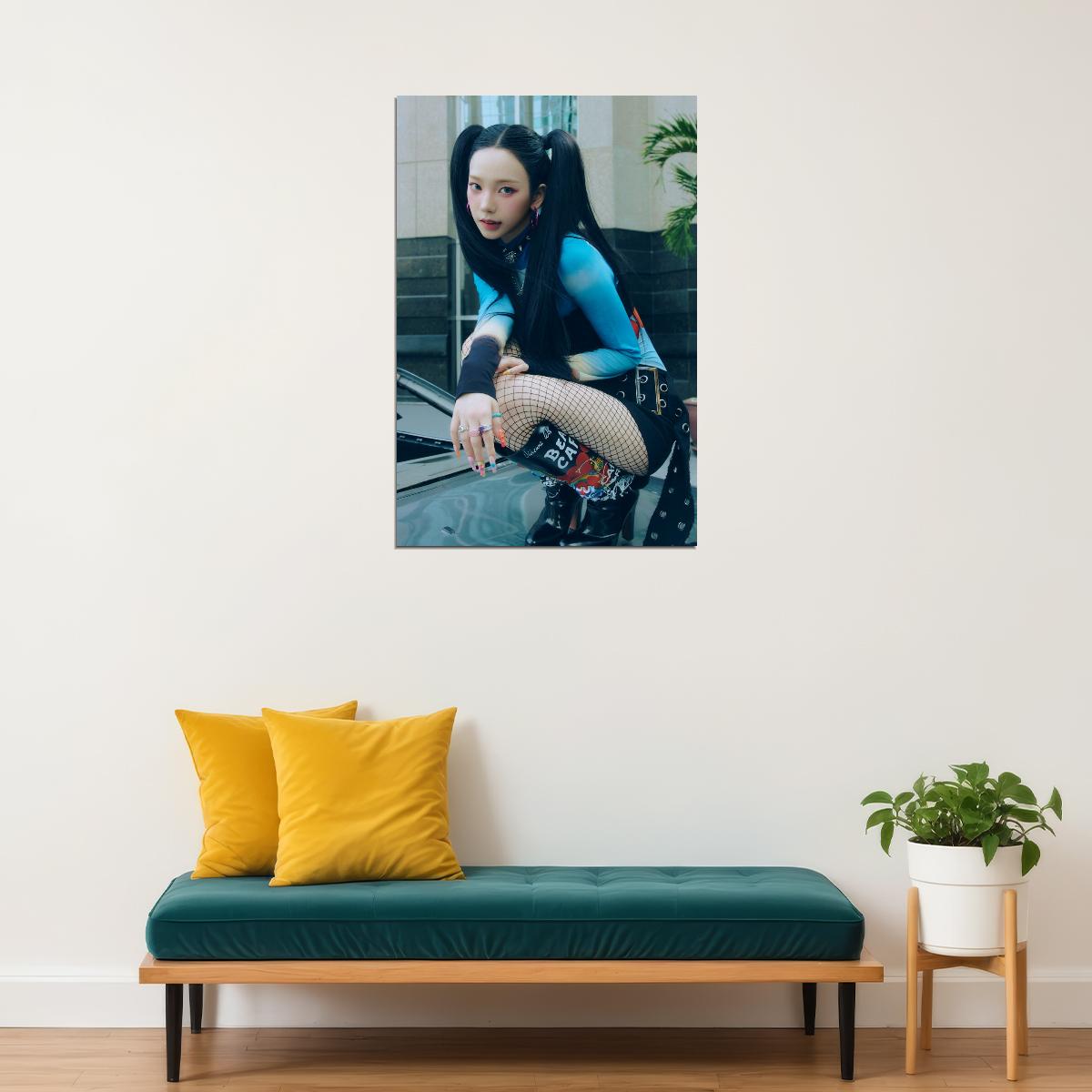 aespa Karina Supernova MV Teaser Photos Armageddon K-pop Music Poster Futuristic Aesthetic  Female Idol Fashion Print Viral Girl Group Wall Art - xonomax