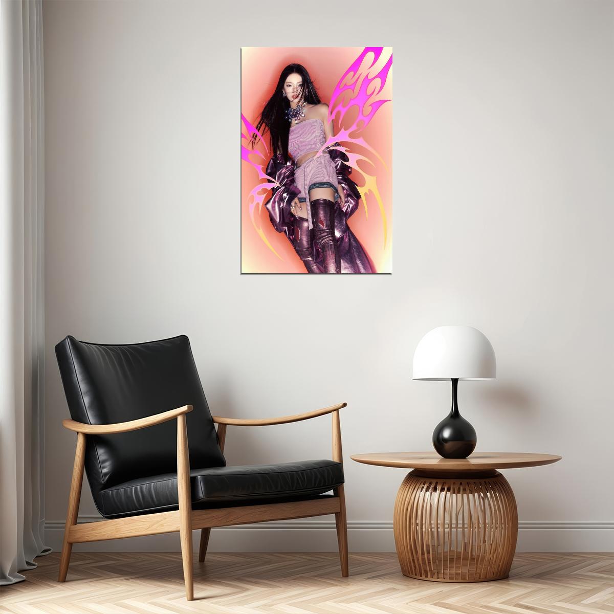 aespa Ningning Supernova MV Teaser Photos Armageddon K-pop Music Poster Y2K Futuristic Style Aesthetic  Female Idol Fashion Print Trendy Girl Group Wall Art - xonomax