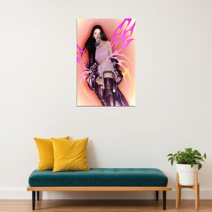 aespa Ningning Supernova MV Teaser Photos Armageddon K-pop Music Poster Y2K Futuristic Style Aesthetic  Female Idol Fashion Print Trendy Girl Group Wall Art - xonomax