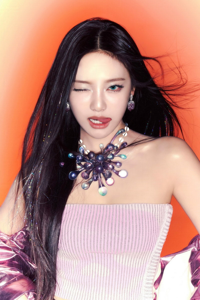 aespa Ningning Supernova MV Teaser Photos Armageddon K-pop Music Poster Bold Neon Aesthetic  Female Idol Fashion Print Viral Girl Group Wall Art
