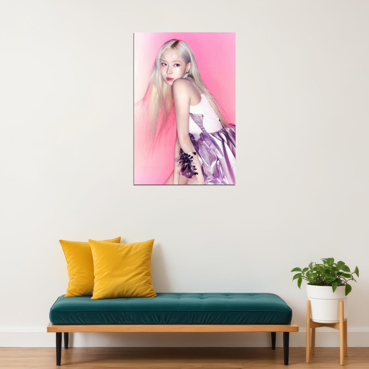 aespa Winter Supernova MV Teaser Photos Armageddon K-pop Music Poster Bold Neon Aesthetic  Female Idol Fashion Print Trendy Girl Group Wall Art - xonomax