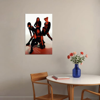 aespa Karina Winter Giselle Ningning Savage Photo K-pop Music Poster Aesthetic  Female Idol Fashion Print Trendy Girl Group Wall Art - xonomax