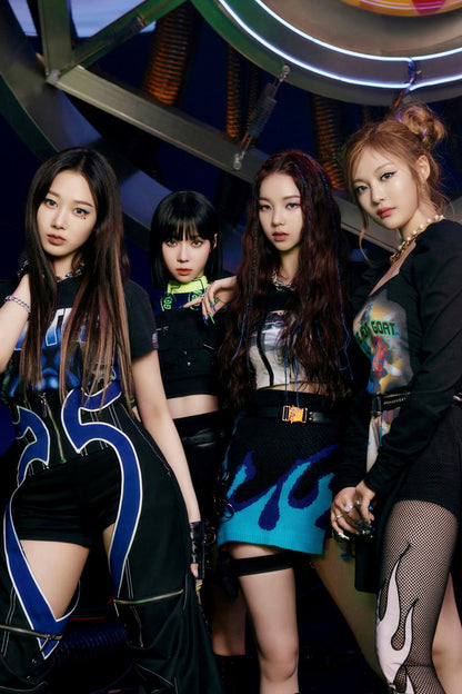aespa Karina Winter Giselle Ningning Savage Photo K-pop Music Poster Aesthetic  Female Idol Fashion Print Trendy Girl Group Wall Art - xonomax