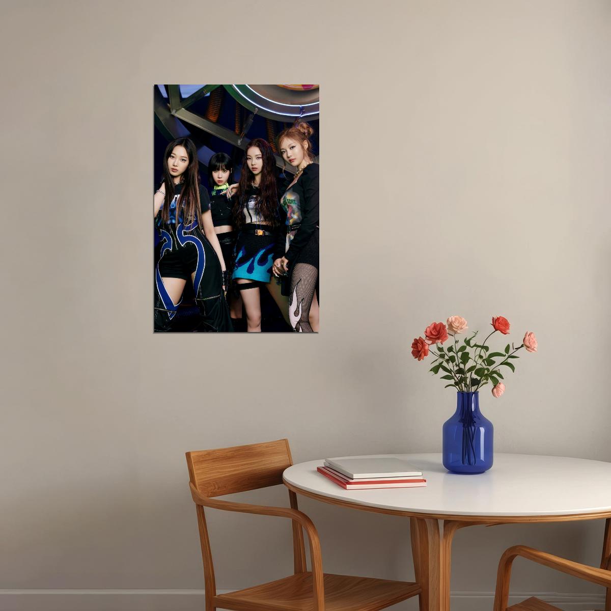 aespa Karina Winter Giselle Ningning Savage Photo K-pop Music Poster Aesthetic  Female Idol Fashion Print Trendy Girl Group Wall Art - xonomax
