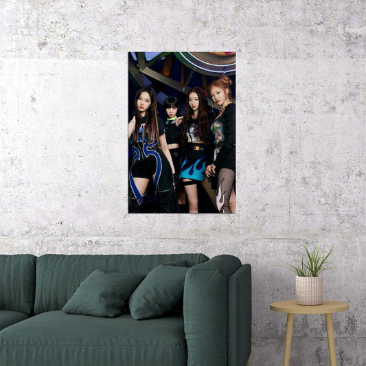 aespa Karina Winter Giselle Ningning Savage Photo K-pop Music Poster Aesthetic  Female Idol Fashion Print Trendy Girl Group Wall Art - xonomax