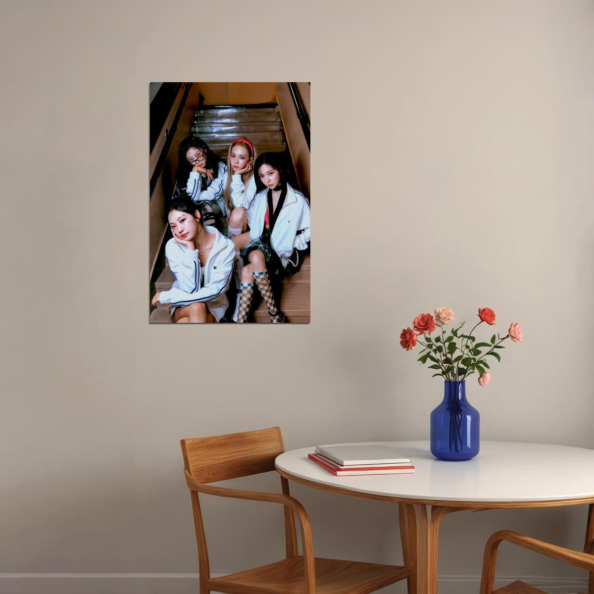 aespa Karina Winter Giselle Ningning Spicy Concept Photo K-pop Music Poster Aesthetic  Female Idol Fashion Print Trendy Girl Group Wall Art - xonomax