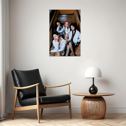 aespa Karina Winter Giselle Ningning Spicy Concept Photo K-pop Music Poster Aesthetic  Female Idol Fashion Print Trendy Girl Group Wall Art - xonomax