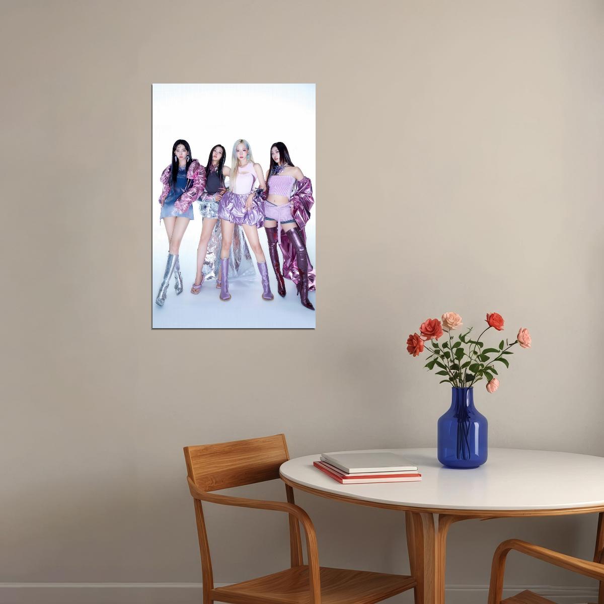 aespa Karina Winter Giselle Ningning Supernova K-pop Music Poster Aesthetic  Female Idol Fashion Print Trendy Girl Group Wall Art