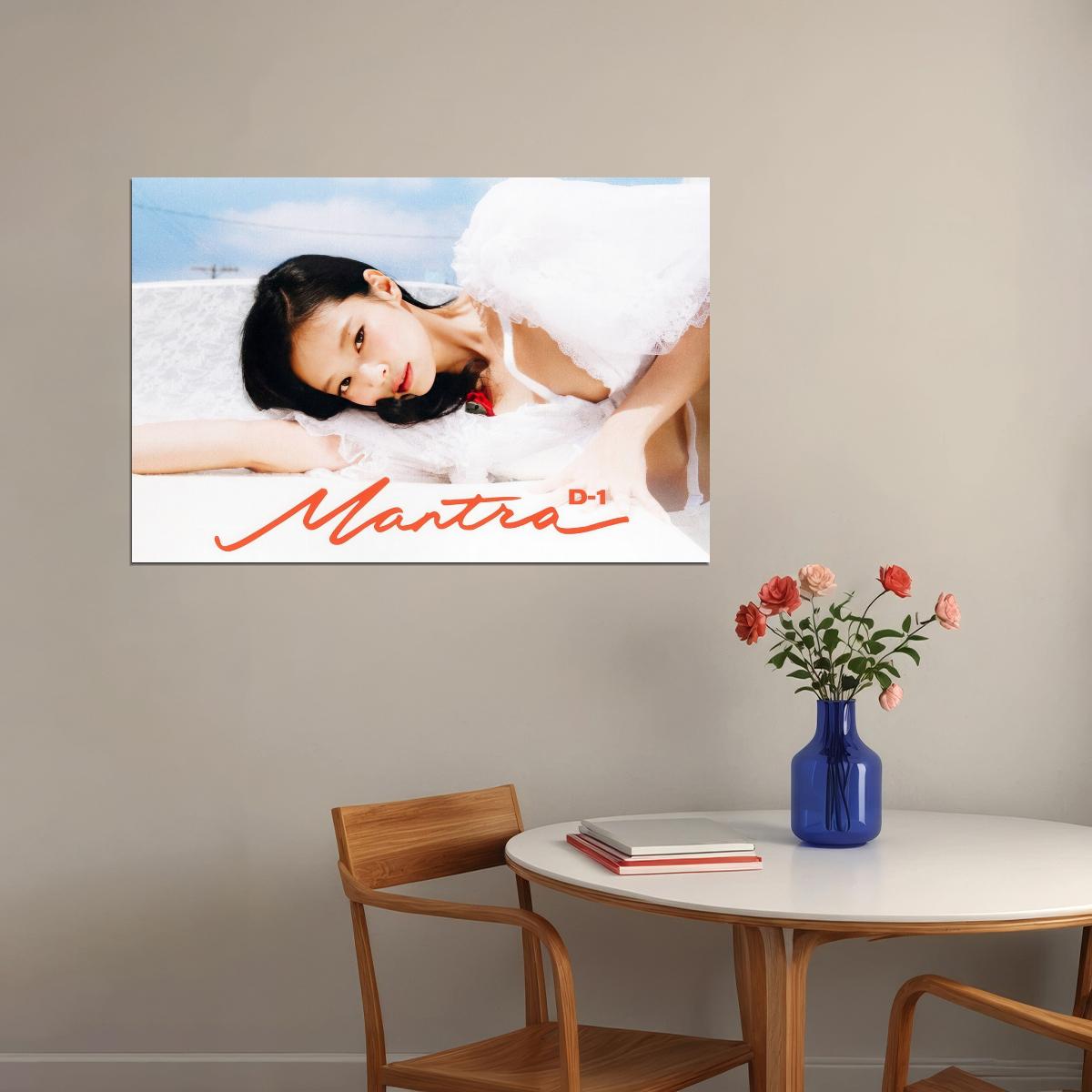 BLACKPINK JENNIE Single Mantra Iconic Photo Music Poster K-Pop  Aesthetic K-pop Female Girl Group Korean Fashion Idol Wall Art Print - xonomax