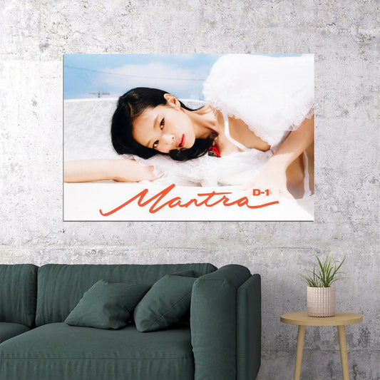 BLACKPINK JENNIE Single Mantra Iconic Photo Music Poster K-Pop  Aesthetic K-pop Female Girl Group Korean Fashion Idol Wall Art Print - xonomax