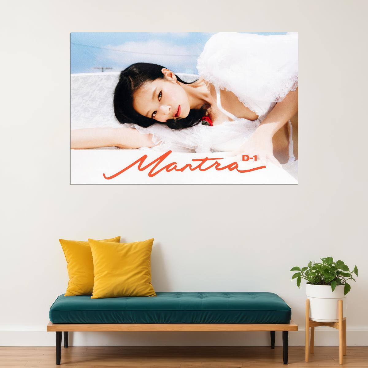 BLACKPINK JENNIE Single Mantra Iconic Photo Music Poster K-Pop  Aesthetic K-pop Female Girl Group Korean Fashion Idol Wall Art Print - xonomax