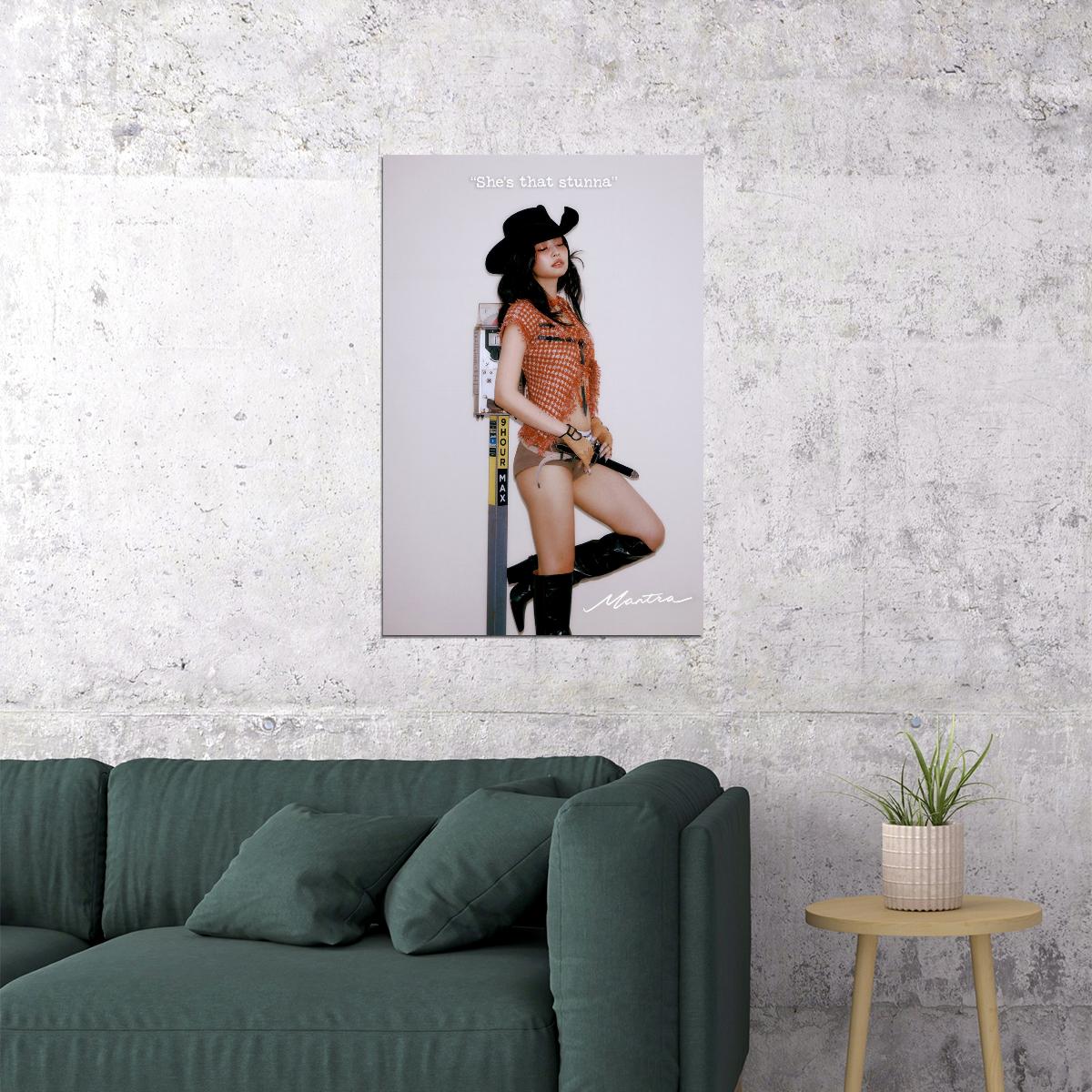 BLACKPINK JENNIE Single Mantra Trendy Photo Music Poster K-Pop  Aesthetic K-pop Female Girl Group Korean Fashion Idol Wall Art Print - xonomax