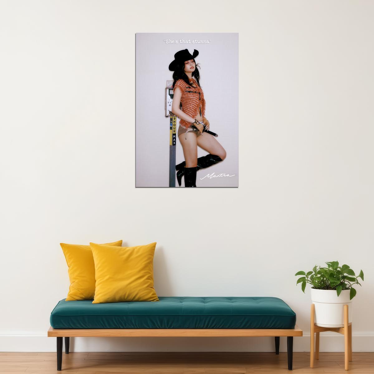 BLACKPINK JENNIE Single Mantra Trendy Photo Music Poster K-Pop  Aesthetic K-pop Female Girl Group Korean Fashion Idol Wall Art Print - xonomax