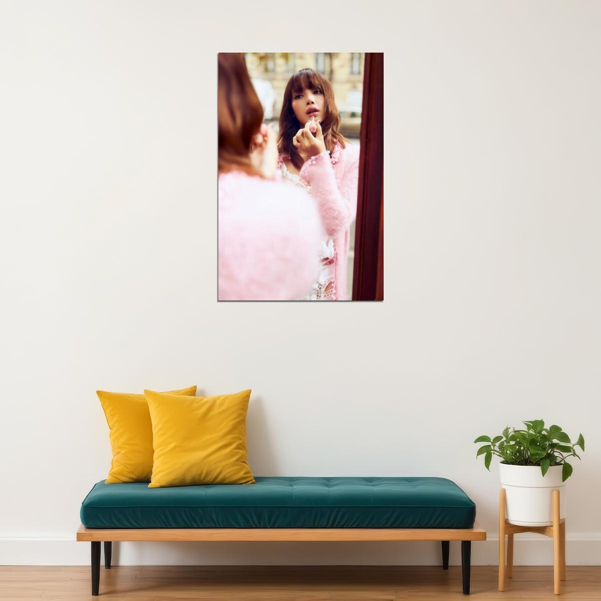 LISA BLACKPINK Photo Music Poster K-Pop  Aesthetic K-pop Female Girl Group Korean Fashion Idol Wall Art Print - xonomax