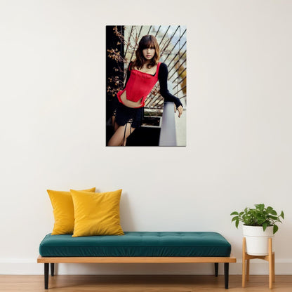 LISA BLACKPINK Photo Music Poster K-Pop  Aesthetic K-pop Female Girl Group Korean Fashion Idol Wall Art Print - xonomax