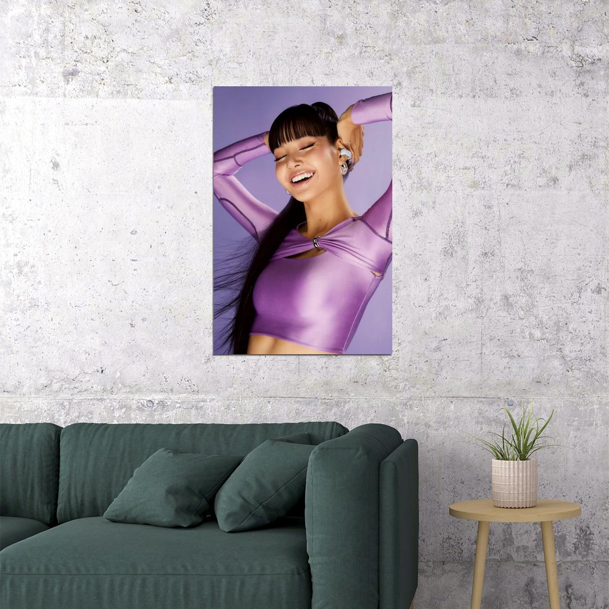 LISA BLACKPINK Photo Music Poster K-Pop  Retro Aesthetic K-pop Female Singer Korean Fashion Idol Wall Art Print - xonomax